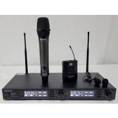 INCOM SWS9002HP 고급형 2채널 핸드+핀무선마이크