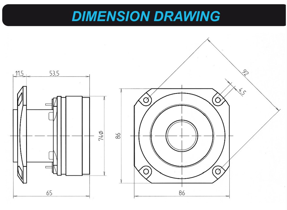 beyma COMPRESSION TWEETER CP-16 --7224641717